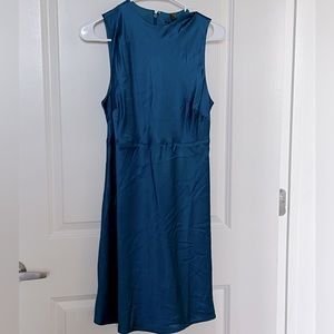 BRAND NEW - Banana Republic Silk Blue Dress
